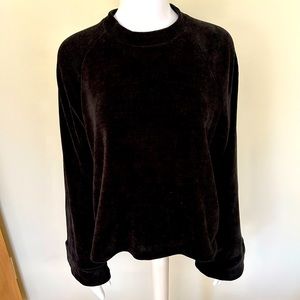 Anthropologie velour top